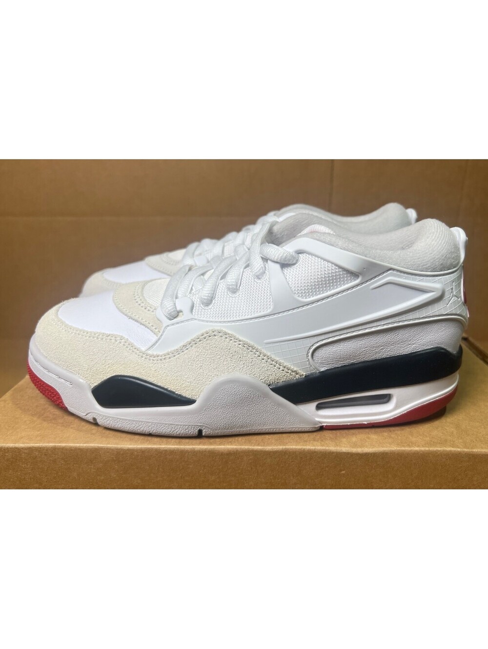 2024 Air Jordan 4 RM GS 'White Varsity Red' FQ7938-102 Size 6Y  8W